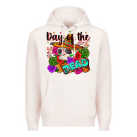 Pale Pink mexican day of the dead Premium Hoodie - Zillion Design Studio
