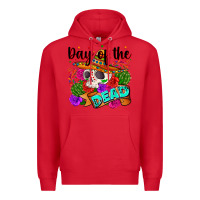 Red mexican day of the dead Premium Hoodie - Zillion Design Studio