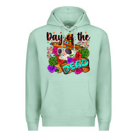 Seafoam mexican day of the dead Premium Hoodie - Zillion Design Studio
