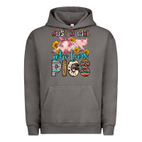 Pigment Tornado just a girl who loves pigs Urban Hoodie - Zillion Design Studio