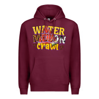 Burgundy watermelon crawl Premium Hoodie - texasbilliewilder