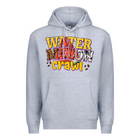Heather Grey watermelon crawl Premium Hoodie - texasbilliewilder