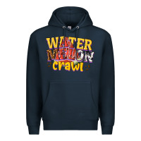 Navy watermelon crawl Premium Hoodie - texasbilliewilder
