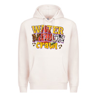 Pale Pink watermelon crawl Premium Hoodie - texasbilliewilder