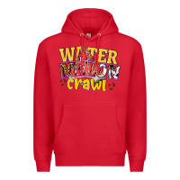 Red watermelon crawl Premium Hoodie - texasbilliewilder