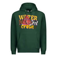 Sports Green watermelon crawl Premium Hoodie - texasbilliewilder