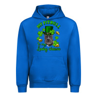 Cobalt st patricks day my pitbuli my lucky charm with hat Urban Hoodie - RanaPortraitStore