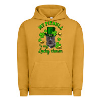 Pigment Peanut Butter st patricks day my pitbuli my lucky charm with hat Urban Hoodie - RanaPortraitStore