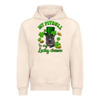 Sandshell st patricks day my pitbuli my lucky charm with hat Urban Hoodie - RanaPortraitStore