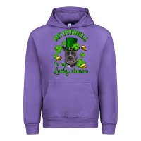 Tulip st patricks day my pitbuli my lucky charm with hat Urban Hoodie - RanaPortraitStore