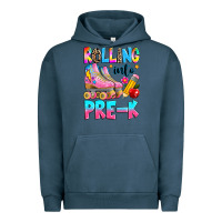Pigment Midnight Navy rolling into pre k grade Urban Hoodie - texasbilliewilder