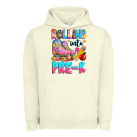 Pigment Pistachio rolling into pre k grade Urban Hoodie - texasbilliewilder