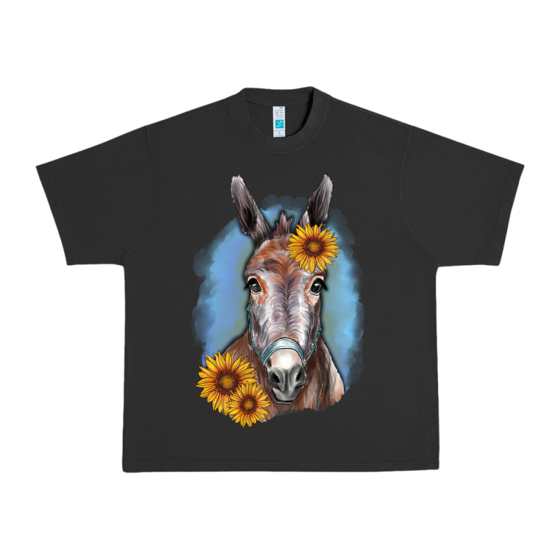 Sunflower Donkey Urban Heavy Tee by RanaPortraitStore | Teevron