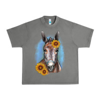 Tornado Sunflower Donkey Urban Heavy Tee - RanaPortraitStore