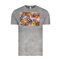 Cloud Rock Baby monkey flowers Vintage Tee - Artiststas