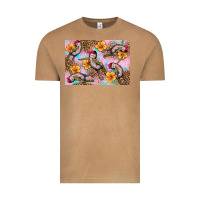 Vintage Camel Baby monkey flowers Vintage Tee - Artiststas