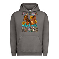 Pigment Tornado just a girl who loves horses Urban Hoodie - Zillion Design Studio