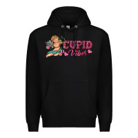 Black cupid vibes Premium Hoodie - RanaPortraitStore