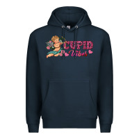 Navy cupid vibes Premium Hoodie - RanaPortraitStore
