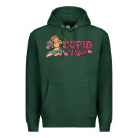 Sports Green cupid vibes Premium Hoodie - RanaPortraitStore