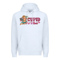 White cupid vibes Premium Hoodie - RanaPortraitStore