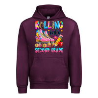 Mauve Wine rolling into second grade Urban Hoodie - texasbilliewilder