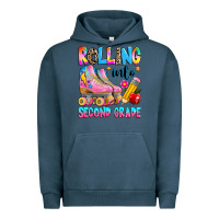 Pigment Midnight Navy rolling into second grade Urban Hoodie - texasbilliewilder