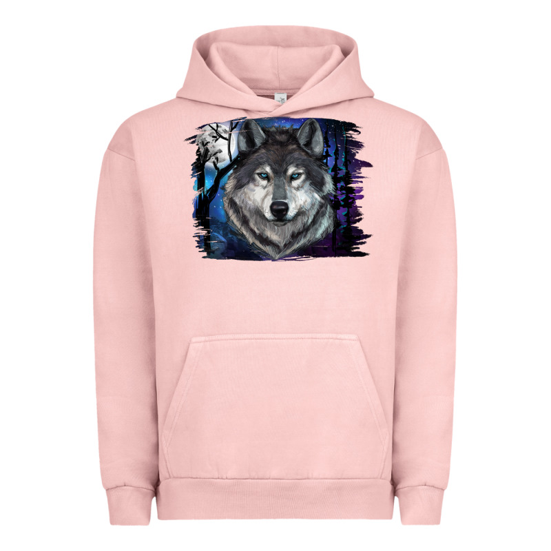 Wolf And Full Moon Urban Hoodie by RanaPortraitStore | Teevron