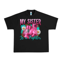 Black Breast Cancer My Sister Is A Fighter Urban Heavy Tee - Artiststas
