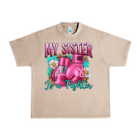 French Oak Breast Cancer My Sister Is A Fighter Urban Heavy Tee - Artiststas