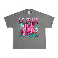 Tornado Breast Cancer My Sister Is A Fighter Urban Heavy Tee - Artiststas