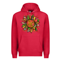 Cardinal watermelon sunflower Premium Hoodie - texasbilliewilder