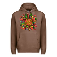 Chestnut watermelon sunflower Premium Hoodie - texasbilliewilder