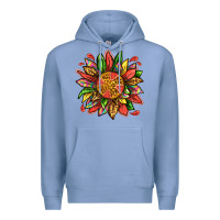 Colony Blue watermelon sunflower Premium Hoodie - texasbilliewilder