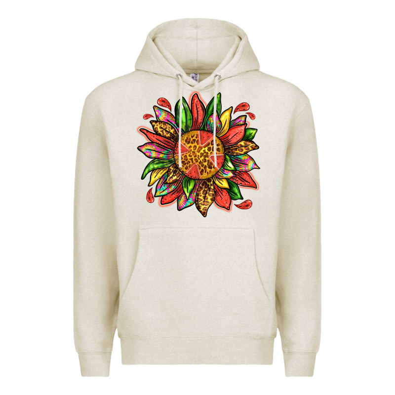 Watermelon Sunflower Premium Hoodie by texasbilliewilder | Teevron