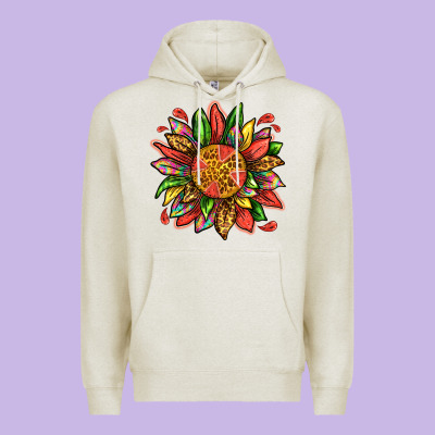 Watermelon Sunflower Premium Hoodie Designed By Texasbilliewilder