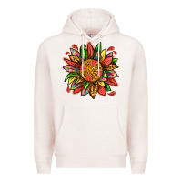 Pale Pink watermelon sunflower Premium Hoodie - texasbilliewilder