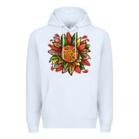 White watermelon sunflower Premium Hoodie - texasbilliewilder