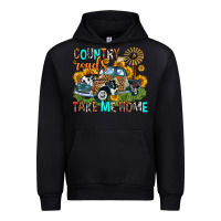 Black country roads take me home Urban Hoodie - Zillion Design Studio