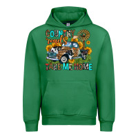 Emerald country roads take me home Urban Hoodie - Zillion Design Studio