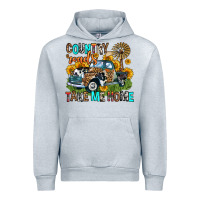 Heather Grey country roads take me home Urban Hoodie - Zillion Design Studio
