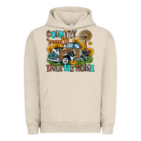 Pigment French Oak country roads take me home Urban Hoodie - Zillion Design Studio