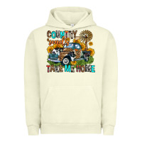 Pigment Pistachio country roads take me home Urban Hoodie - Zillion Design Studio