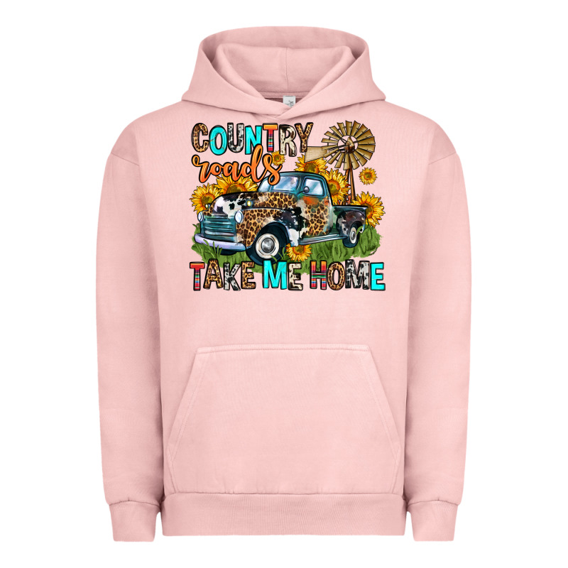 Country Roads Take Me Home Urban Hoodie by Zillion Design Studio | Teevron