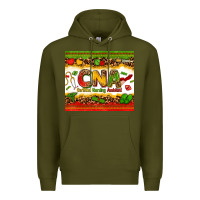 Army Green CMA Certified Medical Assistant Premium Hoodie - Zillion Design Studio