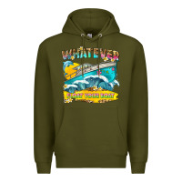 Army Green whatever float your boat Premium Hoodie - texasbilliewilder