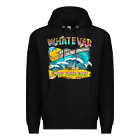 Black whatever float your boat Premium Hoodie - texasbilliewilder
