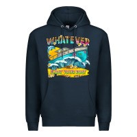 Navy whatever float your boat Premium Hoodie - texasbilliewilder