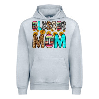 Heather Grey blessed mom Urban Hoodie - Zillion Design Studio