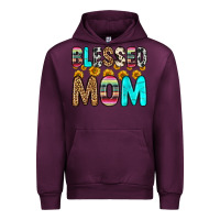 Mauve Wine blessed mom Urban Hoodie - Zillion Design Studio